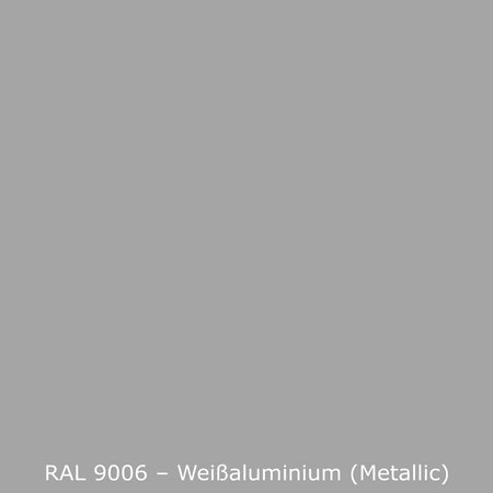 Küchenrückwand Einfarbig RAL 9006 Weißaluminium