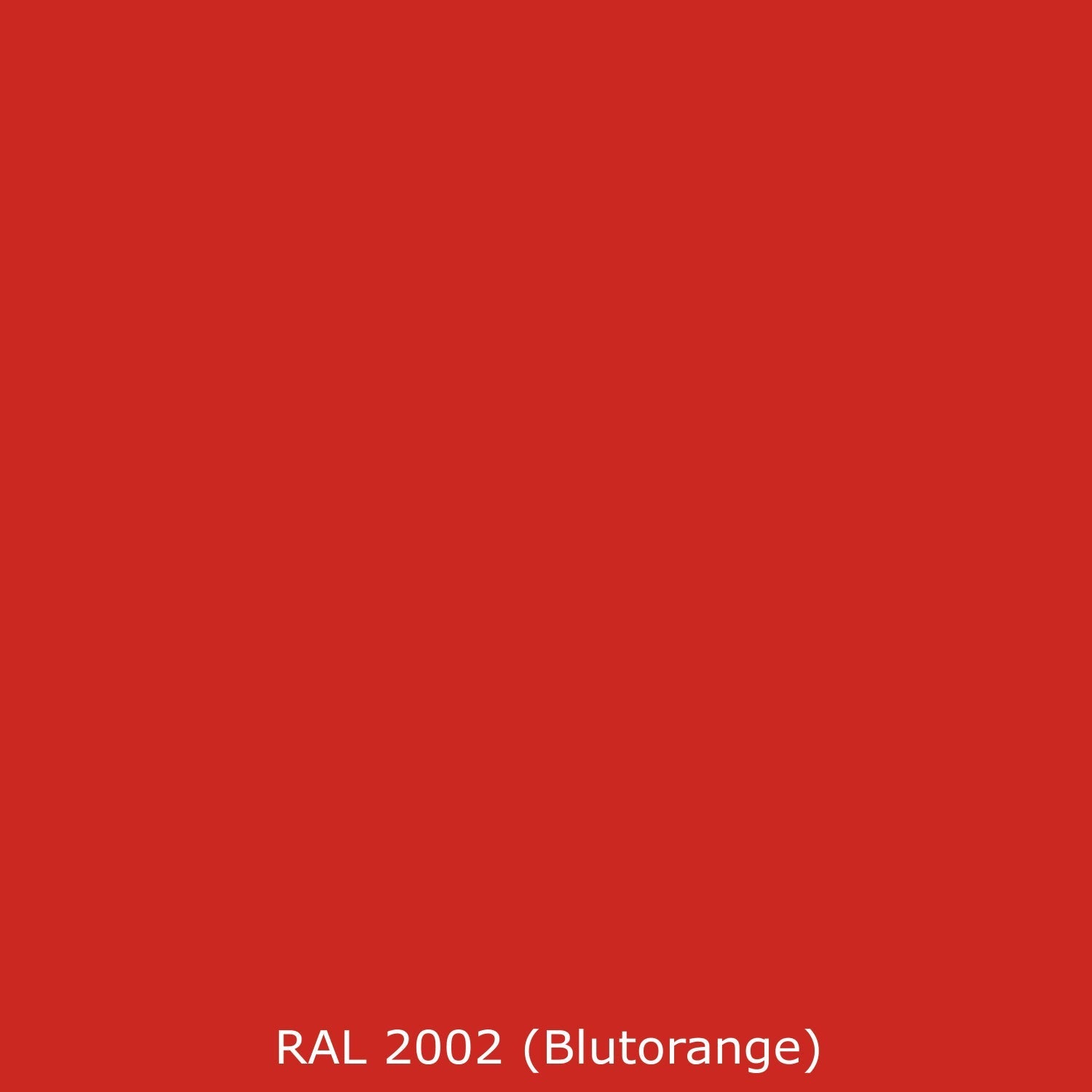 Küchenrückwand Einfarbig RAL 2002 Blutorange