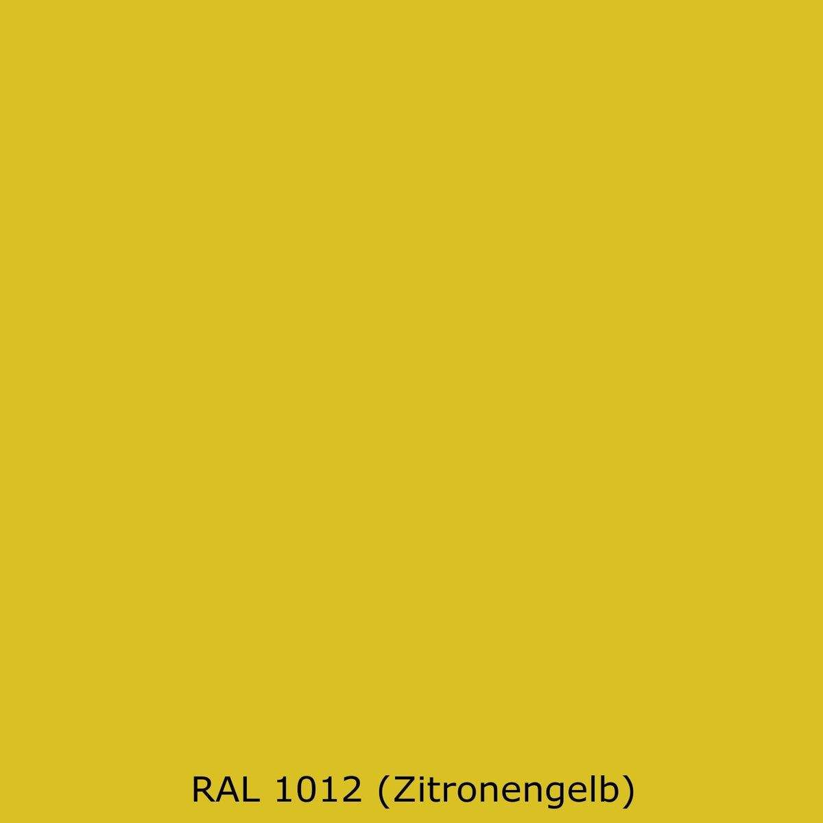 Küchenrückwand Einfarbig RAL 1012 Zitronengelb