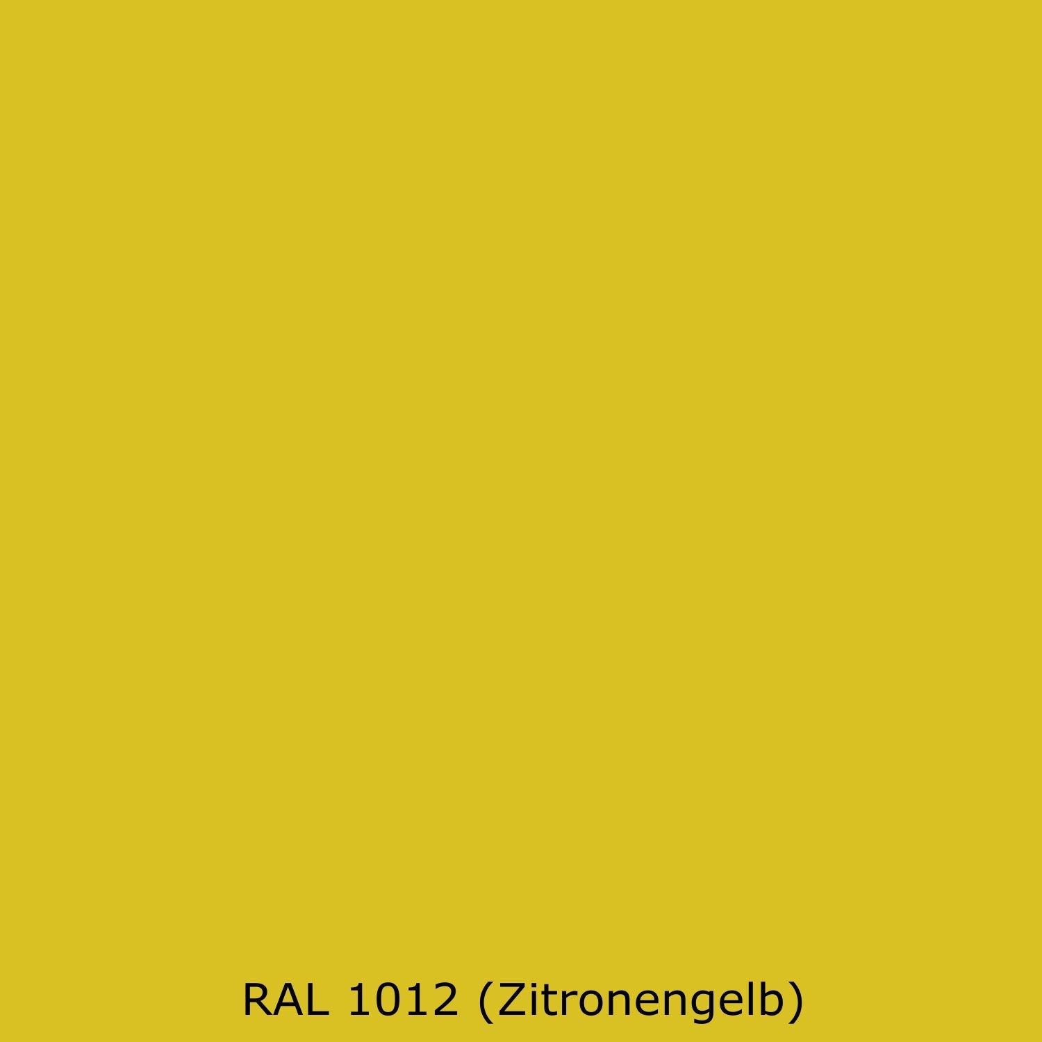 Küchenrückwand Einfarbig RAL 1012 Zitronengelb