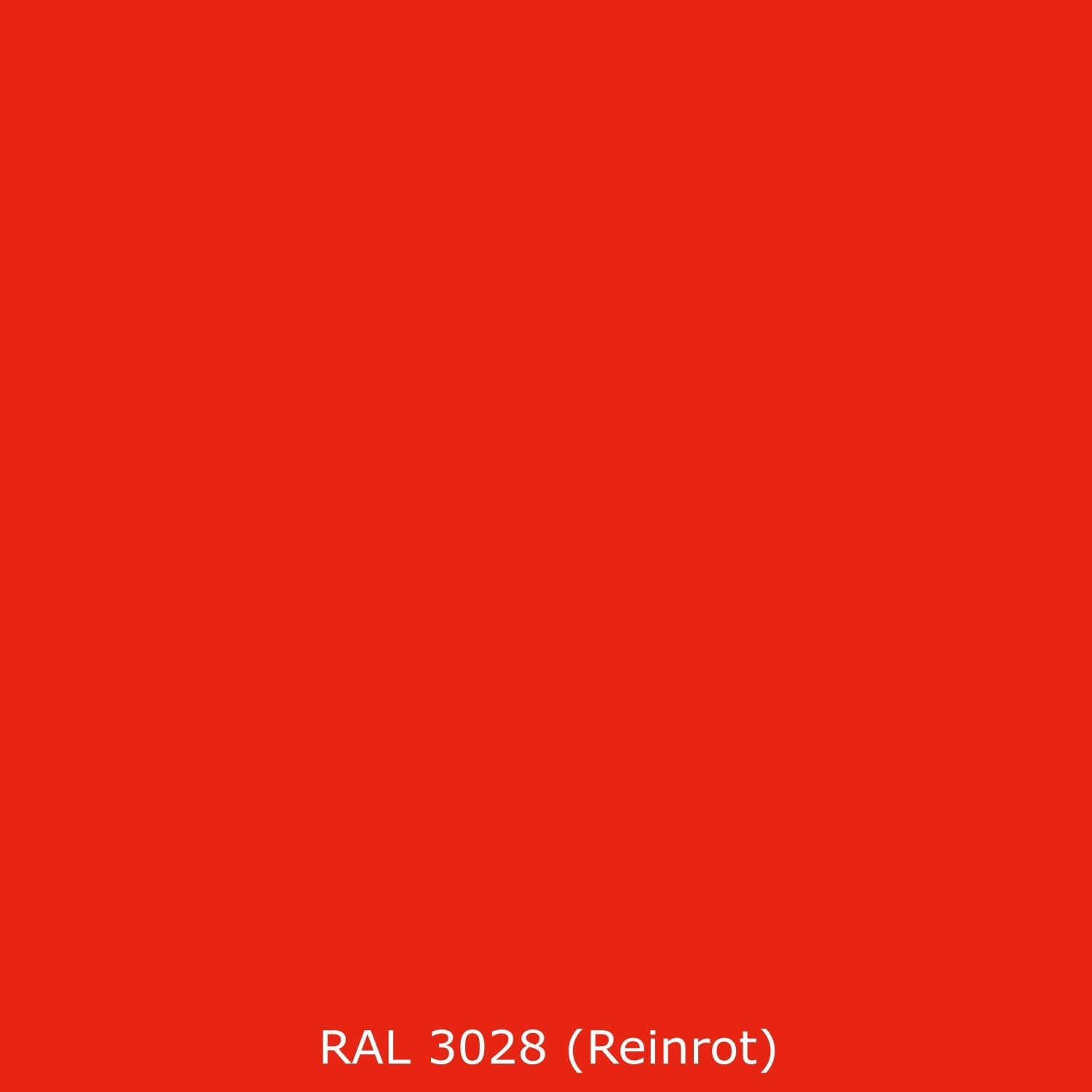 Küchenrückwand Einfarbig RAL 3028 Reinrot