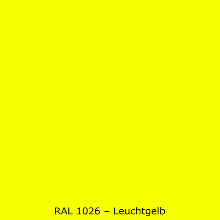 Küchenrückwand Einfarbig RAL 1026 Leuchtgelb