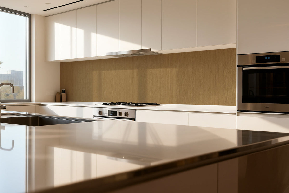 Spritzschutz Küche Holzoptik