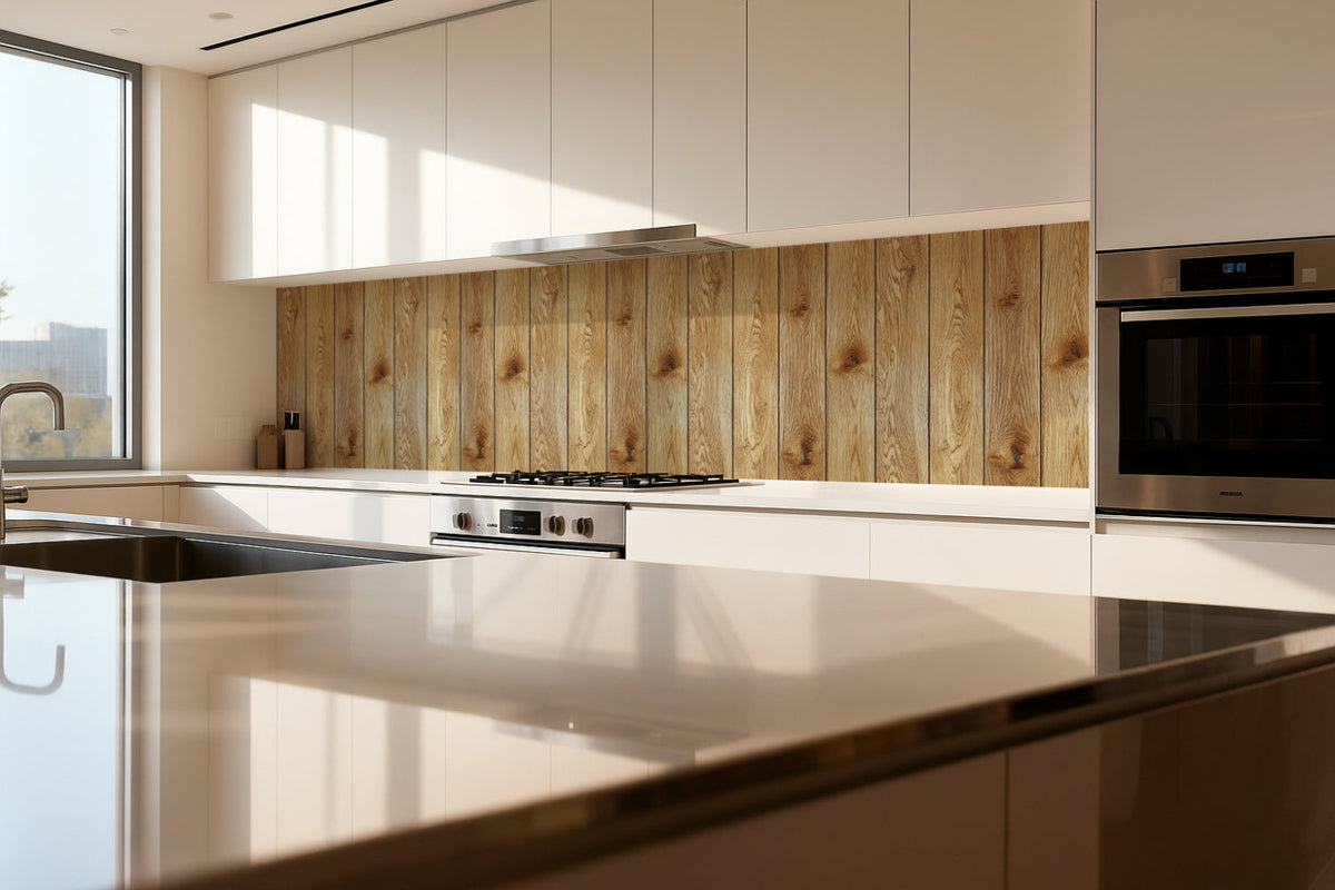 Spritzschutz Küche Holzoptik