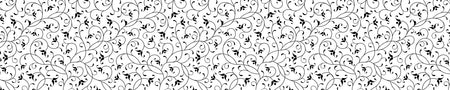 Küchenrückwand Schwarz Weiß Ornament