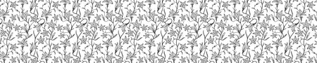 Küchenrückwand Minimalistisches Blumenmotiv