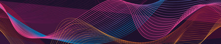 Küchenrückwand Neon Linien Abstrakt