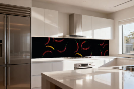 Küchenrückwand Chili Design