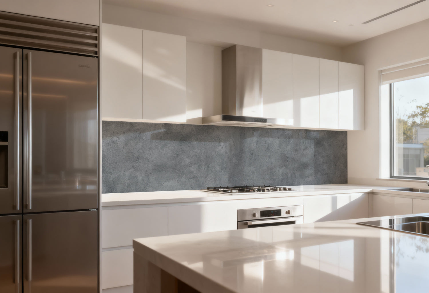 Spritzschutz Küche Betonoptik