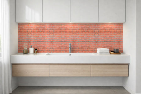 Waschbeckenrückwand Steinoptik