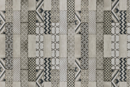 Waschbeckenrückwand Fliesenoptik