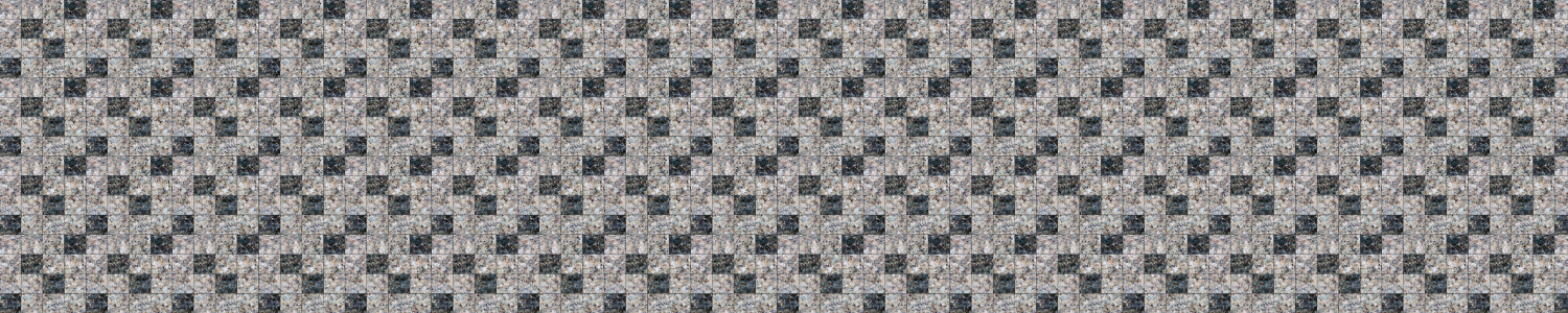 Badrückwand Fliesenoptik