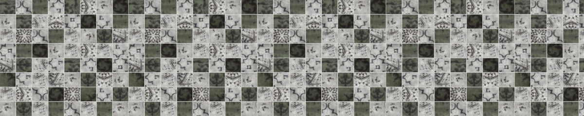 Waschbeckenrückwand Fliesenoptik