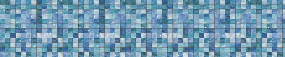 Waschbeckenrückwand Fliesenoptik