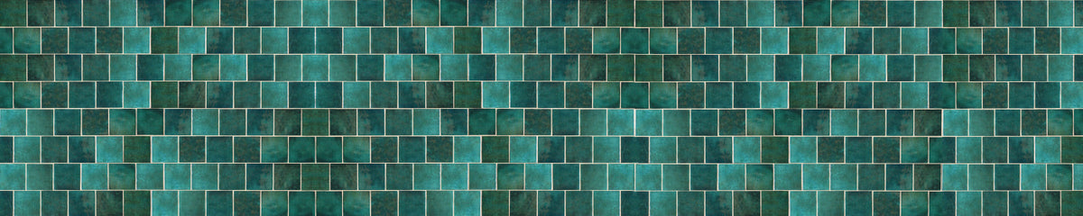 Badrückwand Fliesenoptik