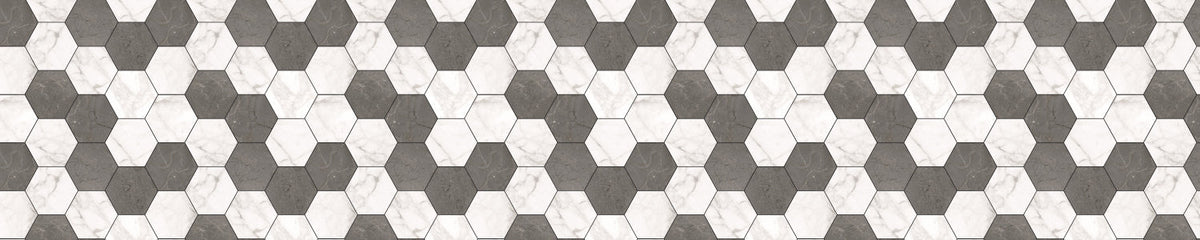 Waschbeckenrückwand Fliesenoptik