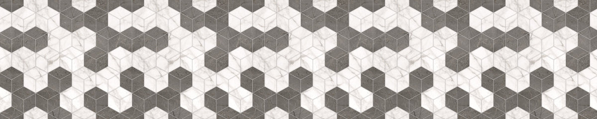 Badrückwand Fliesenoptik