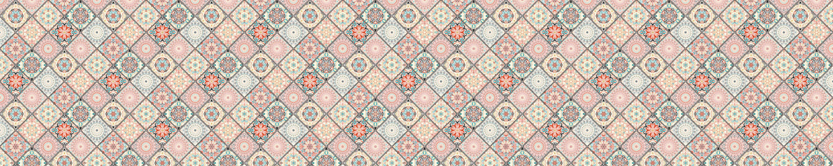 Badrückwand Patchwork