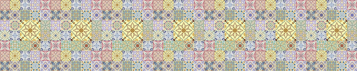 Waschbeckenrückwand Patchwork