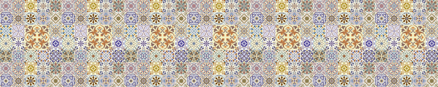 Badrückwand Patchwork