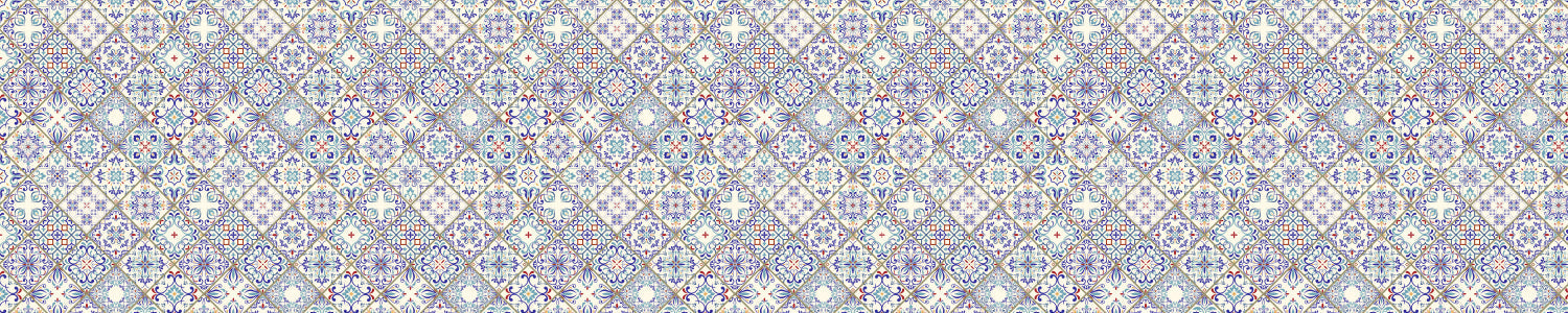 Waschbeckenrückwand Patchwork