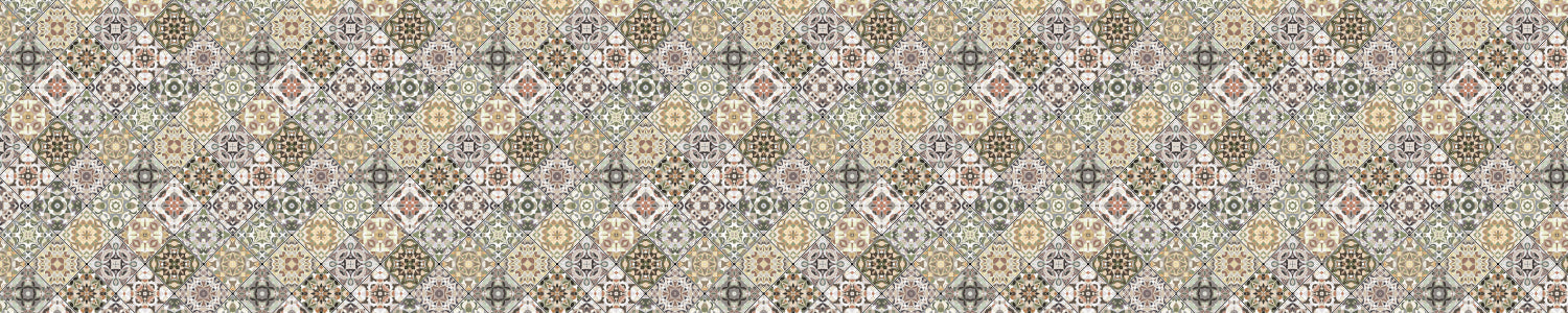 Badrückwand Patchwork