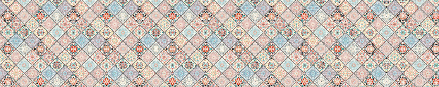 Waschbeckenrückwand Patchwork