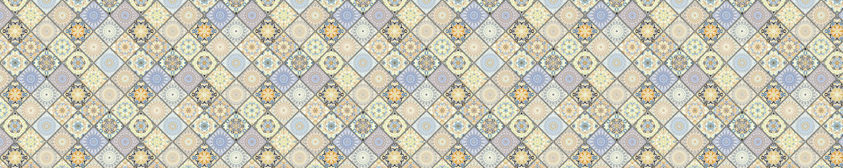 Badrückwand Patchwork