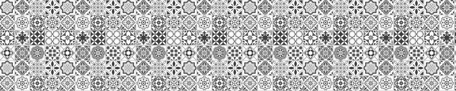 Badrückwand Patchwork