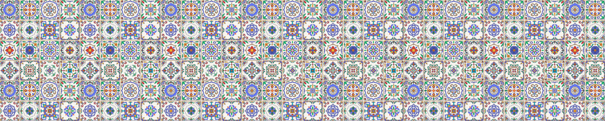 Waschbeckenrückwand Patchwork