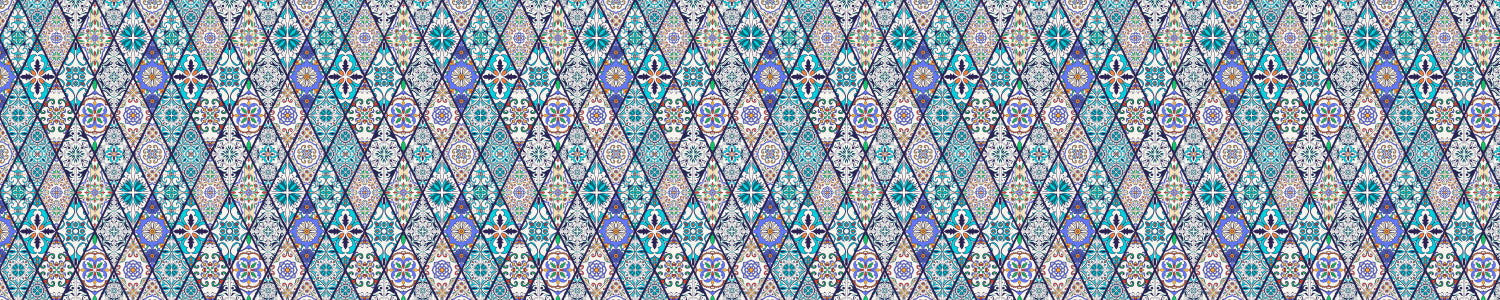 Badrückwand Patchwork