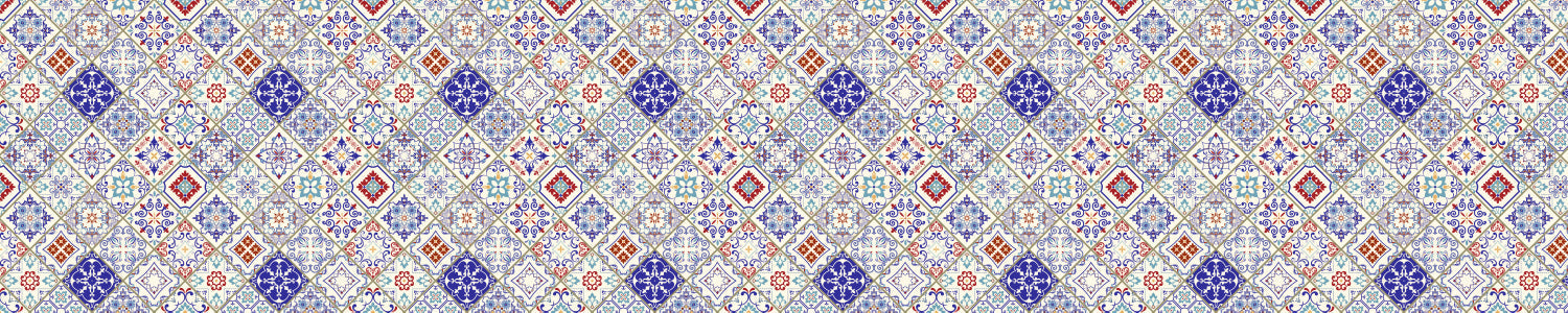 Waschbeckenrückwand Patchwork