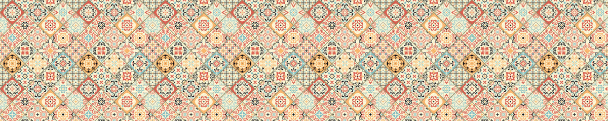 Waschbeckenrückwand Patchwork