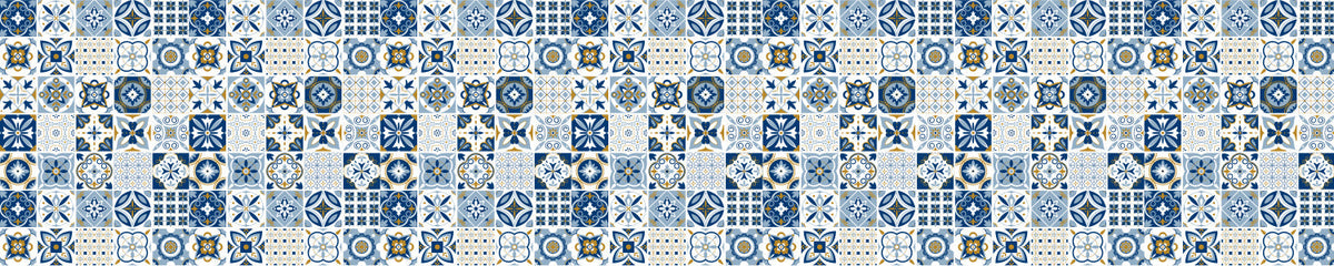 Waschbeckenrückwand Patchwork
