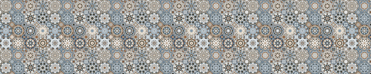 Waschbeckenrückwand Patchwork