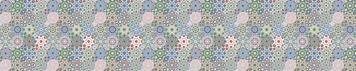 Badrückwand Patchwork