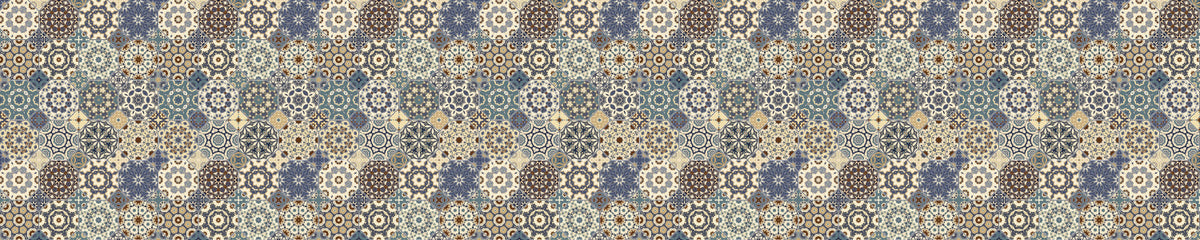 Waschbeckenrückwand Patchwork