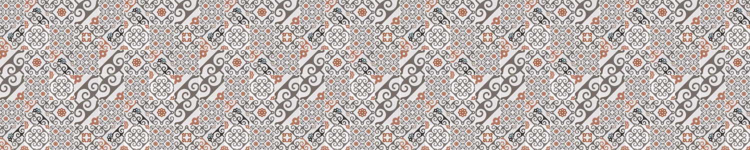 Waschbeckenrückwand Patchwork