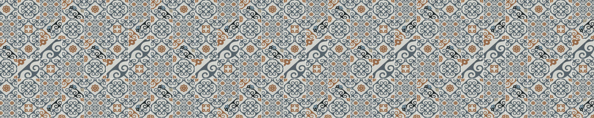 Waschbeckenrückwand Patchwork
