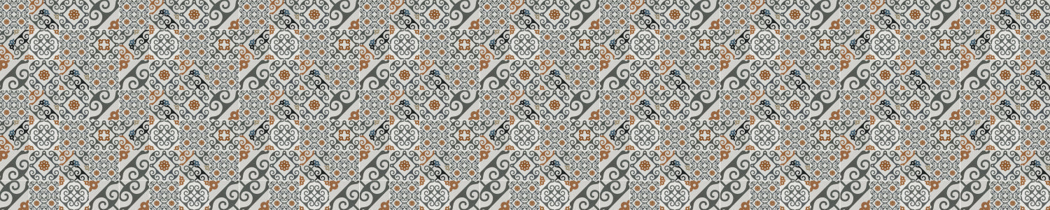 Waschbeckenrückwand Patchwork