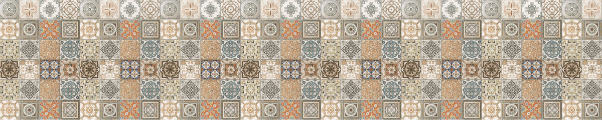 Badrückwand Patchwork