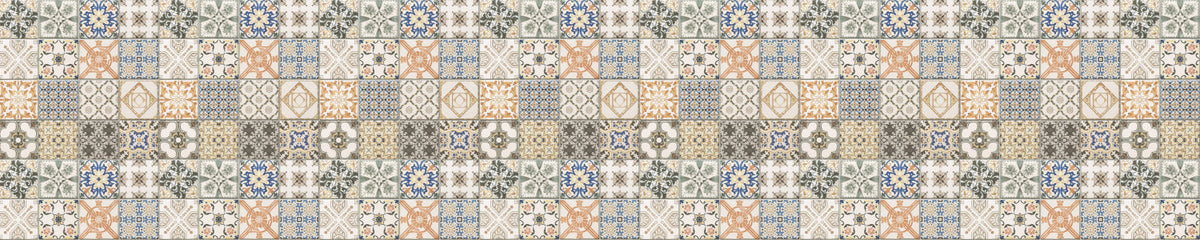 Waschbeckenrückwand Patchwork