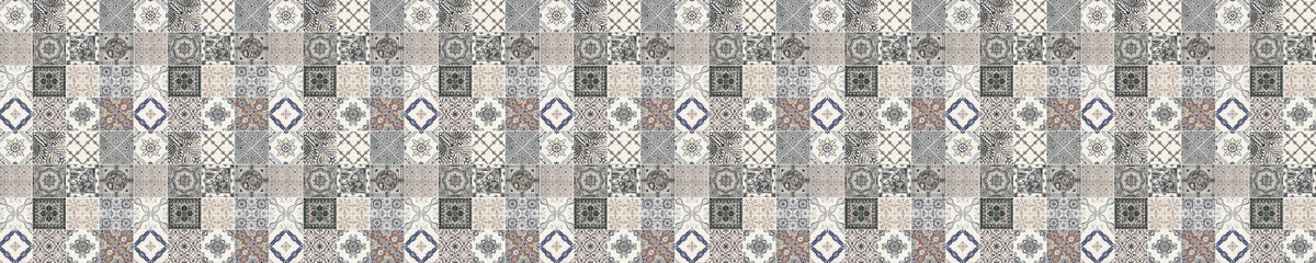 Waschbeckenrückwand Patchwork