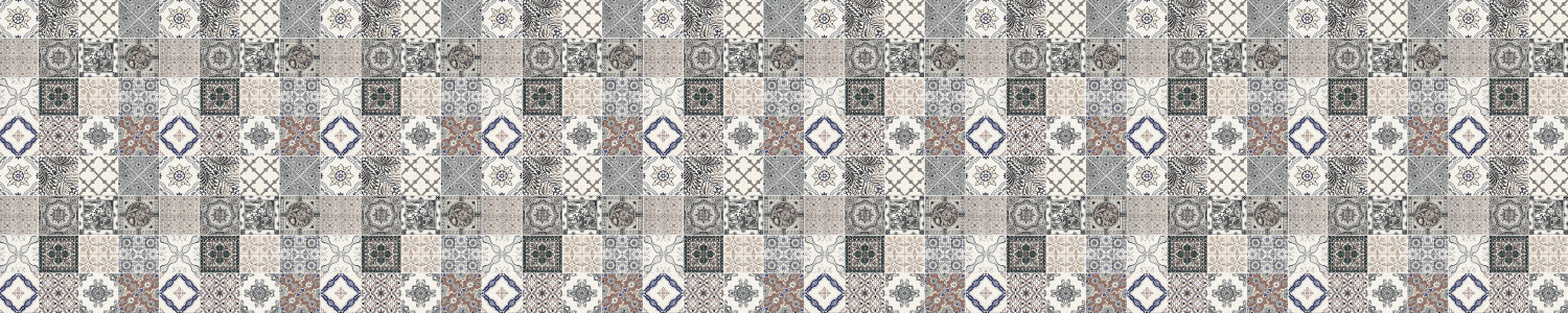 Badrückwand Patchwork