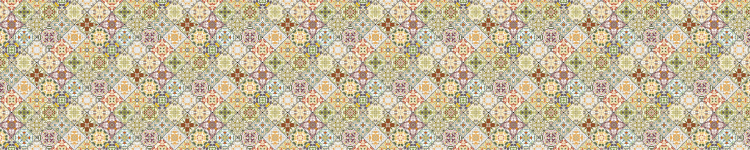 Badrückwand Patchwork