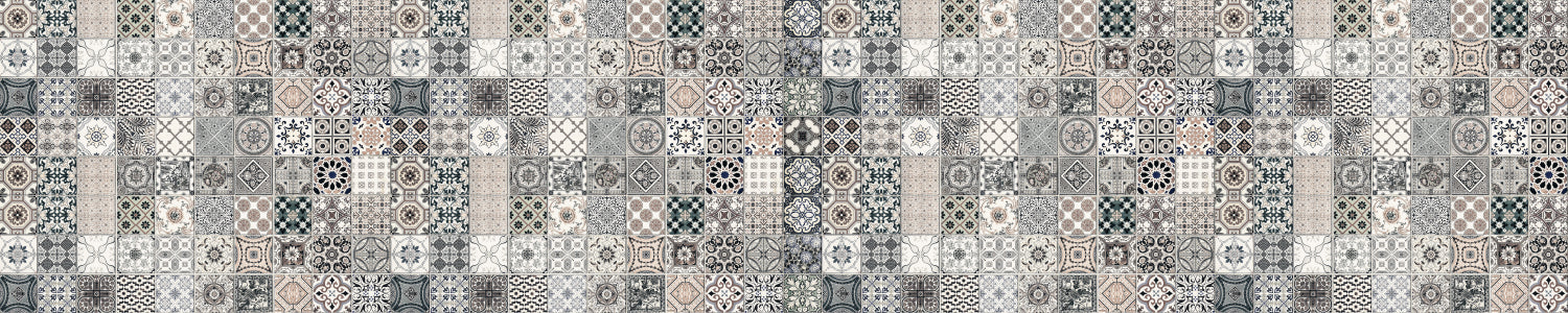 Waschbeckenrückwand Patchwork