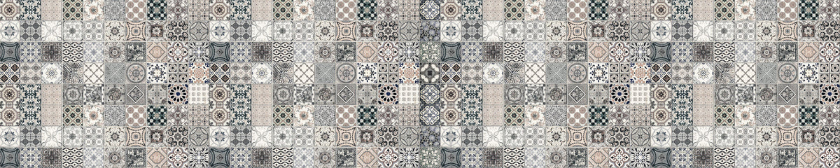 Badrückwand Patchwork