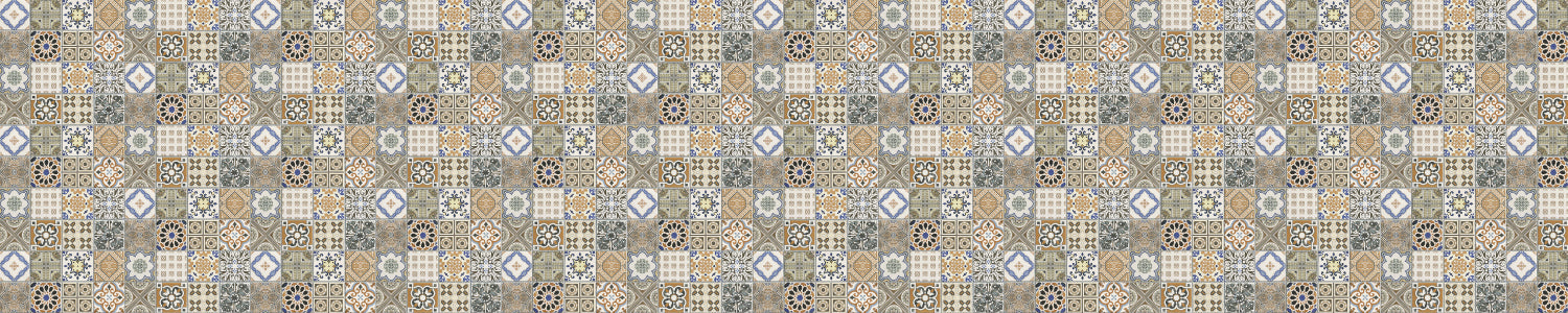 Waschbeckenrückwand Patchwork