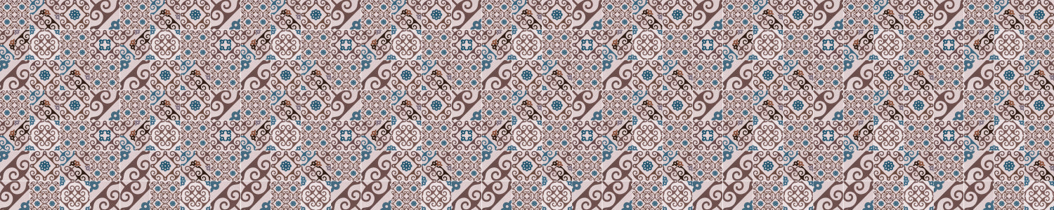 Badrückwand Patchwork