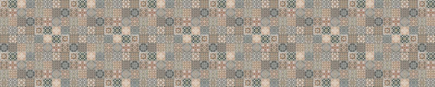 Waschbeckenrückwand Patchwork